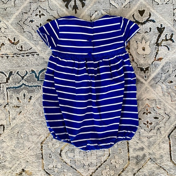 Ralph Lauren striped bubble romper, 9 months - Picture 2 of 3